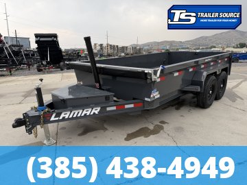 7x14 Lamar DG Dump Trailer - 14K GVWR -