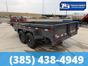 7x14 Lamar DG Dump Trailer - 14K GVWR -