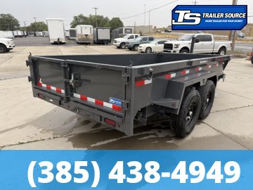 7x14 Lamar DG Dump Trailer - 14K GVWR -