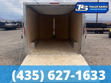8.5x16 Alcom Aluminum EZ Hauler XLT Auto Trailer - 7'0" Interior - 7K GVWR - Dovetail