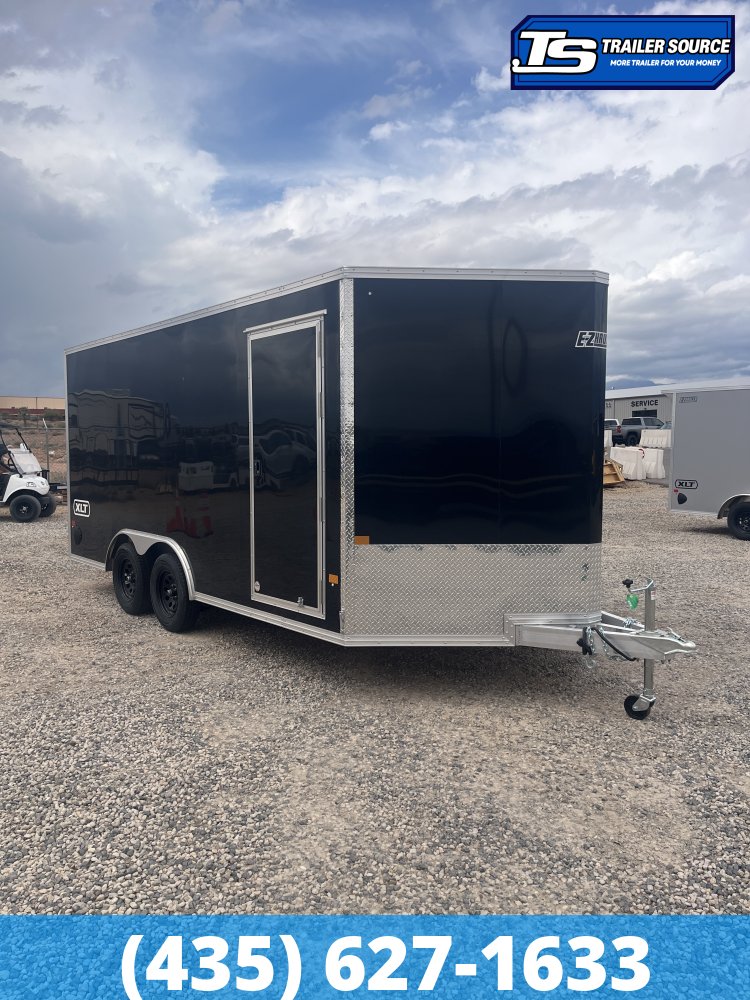 8.5x16 Alcom Aluminum EZ Hauler XLT Auto Trailer - 7'0" Interior - 7K GVWR - Dovetail