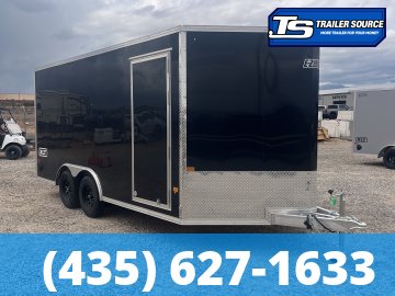 8.5x16 Alcom Aluminum EZ Hauler XLT Auto Trailer - 7'0" Interior - 7K GVWR - Dovetail