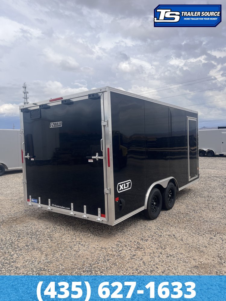 8.5x16 Alcom Aluminum EZ Hauler XLT Auto Trailer - 7'0" Interior - 7K GVWR - Dovetail