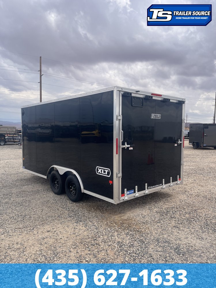 8.5x16 Alcom Aluminum EZ Hauler XLT Auto Trailer - 7'0" Interior - 7K GVWR - Dovetail