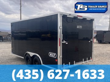 8.5x16 Alcom Aluminum EZ Hauler XLT Auto Trailer - 7'0" Interior - 7K GVWR - Dovetail