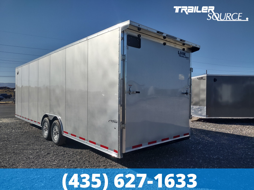8.5x28 Look Vision 7'6" Interior 14K Enclosed Car Hauler