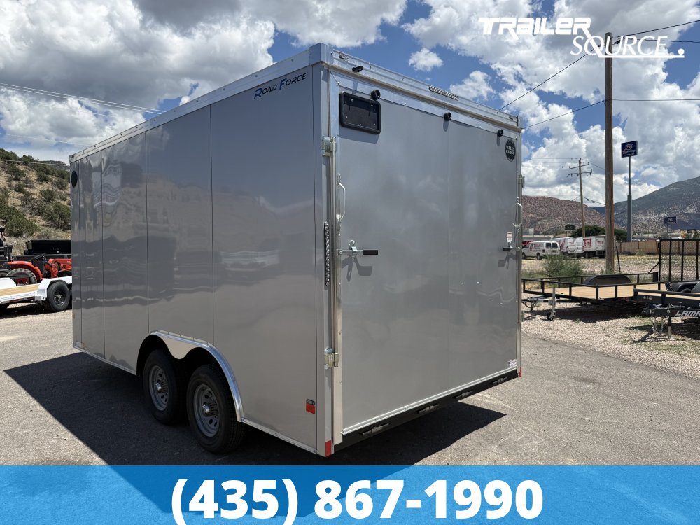 8.5x16 Wells Cargo Road Force 7'6" Interior 10K Tandem Axle Enclosed Cargo