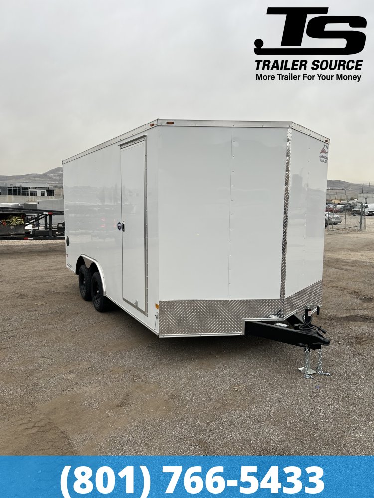 8.5x16 American Hauler Arrow Deluxe ATV Trailer - 7'0" Interior - 7K GVWR - Dovetail
