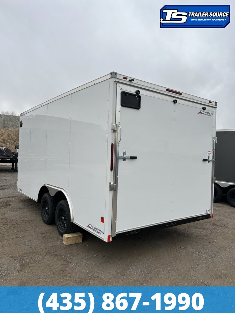 8.5x16 American Hauler Arrow Deluxe Enclosed Cargo Trailer - 7'0" Interior - 7K GVWR - Dovetail, Ramp Door