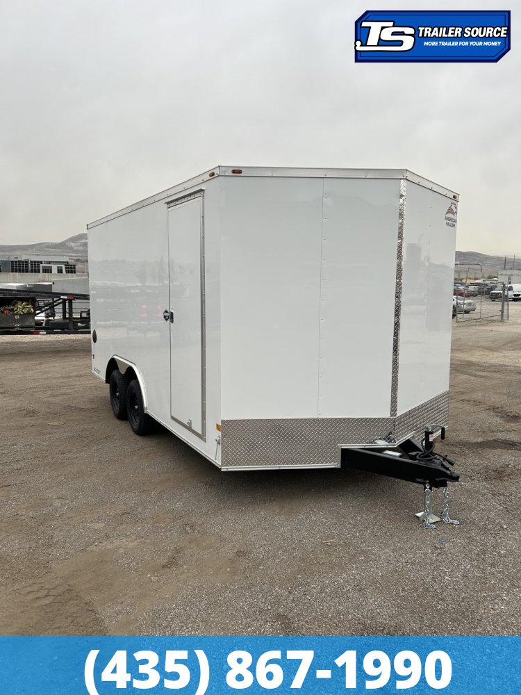 8.5x16 American Hauler Arrow Deluxe Enclosed Cargo Trailer - 7'0" Interior - 7K GVWR - Dovetail, Ramp Door