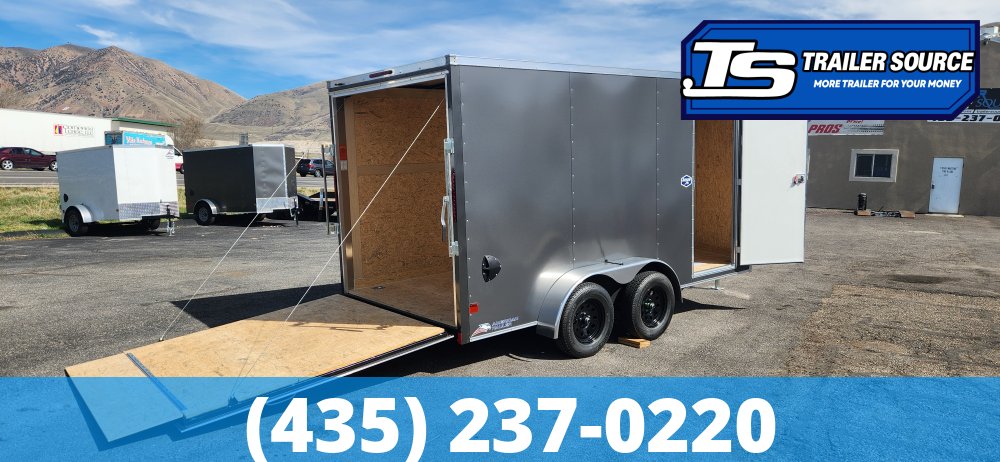 7x14 American Hauler Arrow Deluxe Enclosed Cargo Trailer - 7'0" Interior - 7K GVWR -
