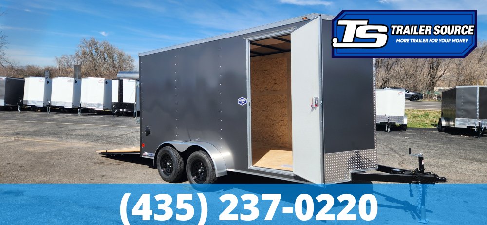 7x14 American Hauler Arrow Deluxe Enclosed Cargo Trailer - 7'0" Interior - 7K GVWR -