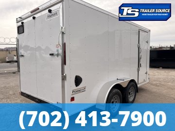7x14 Haulmark Passport Enclosed Cargo Trailer - 6'6" Interior - 3.5K GVWR -