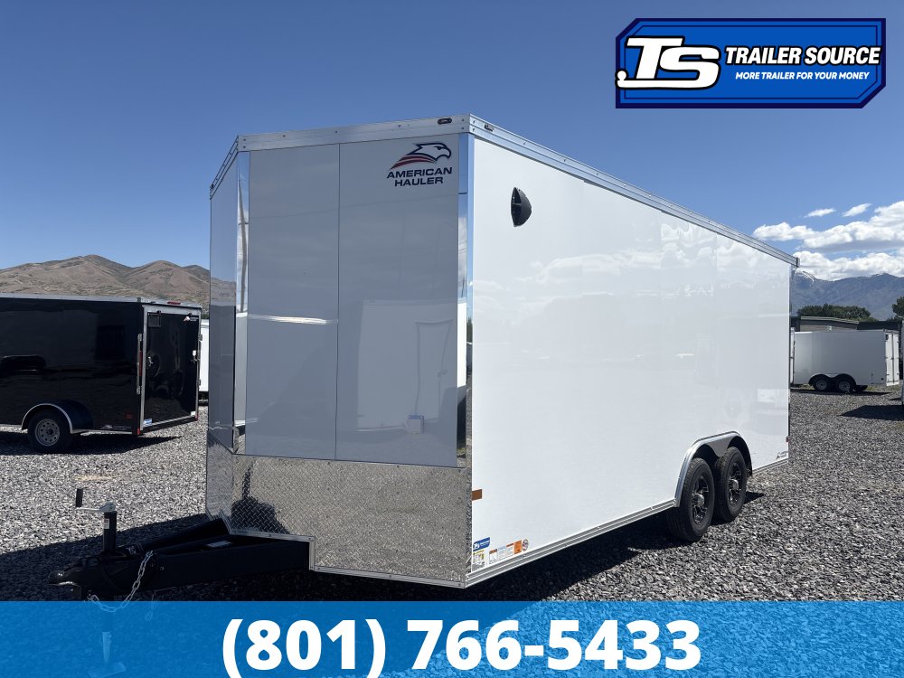 8.5x20 American Hauler Mach Enclosed Car Hauler Race