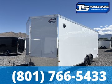 8.5x20 American Hauler Mach Enclosed Car Hauler Race