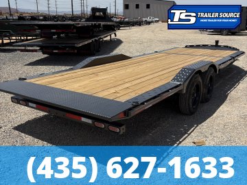 8.5x24 Diamond C HXD 208 Wide Body w/ Drive Over Fenders Tilt Trailer - 18K GVWR - ABS Brakes
