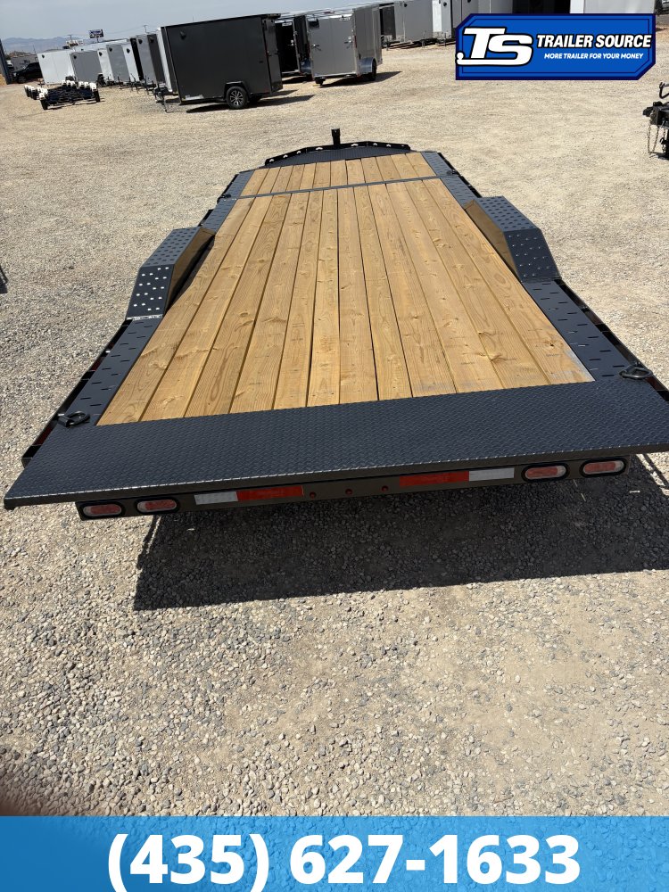 8.5x24 Diamond C HXD 208 Wide Body w/ Drive Over Fenders Tilt Trailer - 18K GVWR - ABS Brakes