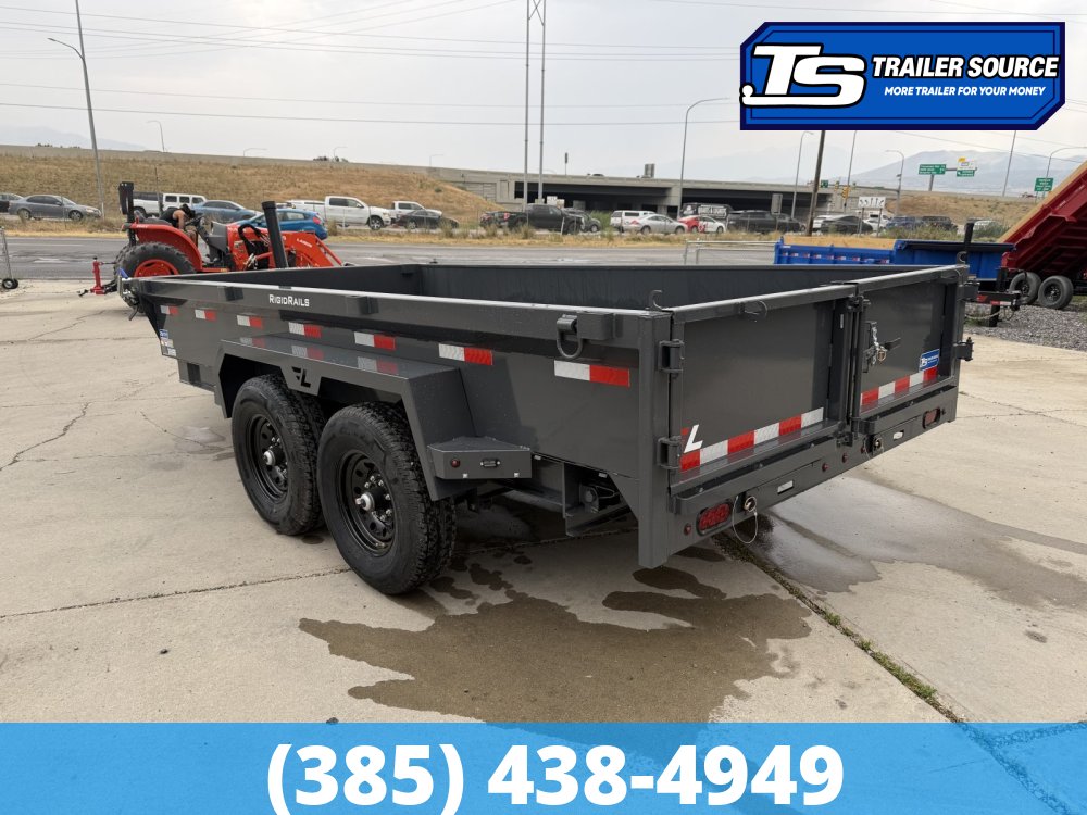 7x14 Lamar DG Dump Trailer - 14K GVWR -