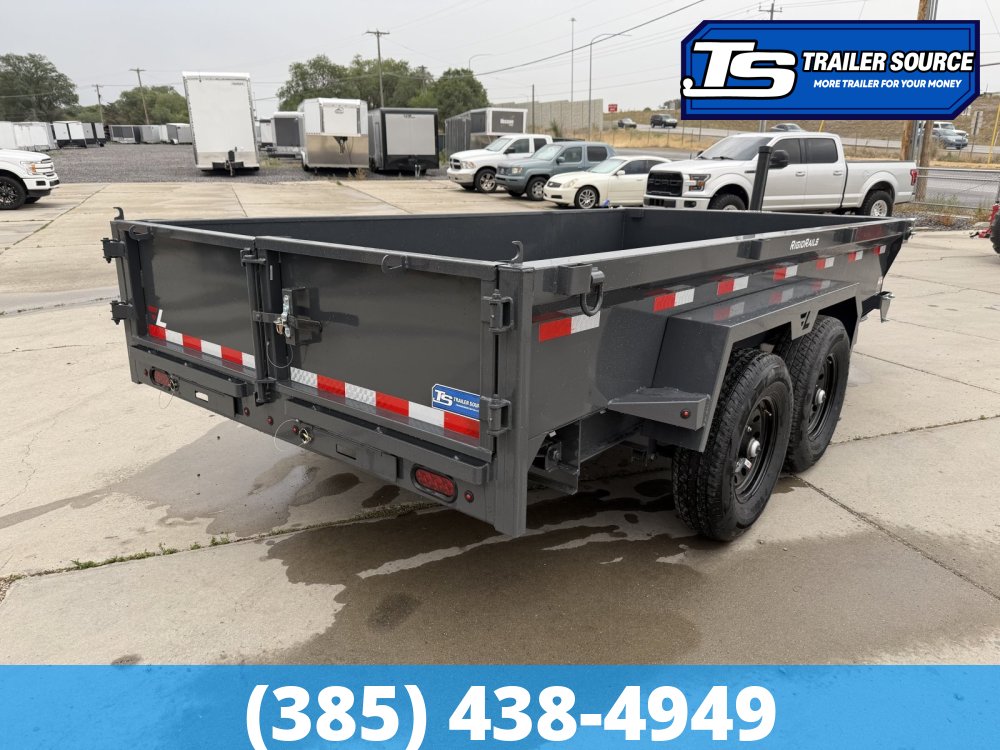 7x14 Lamar DG Dump Trailer - 14K GVWR -