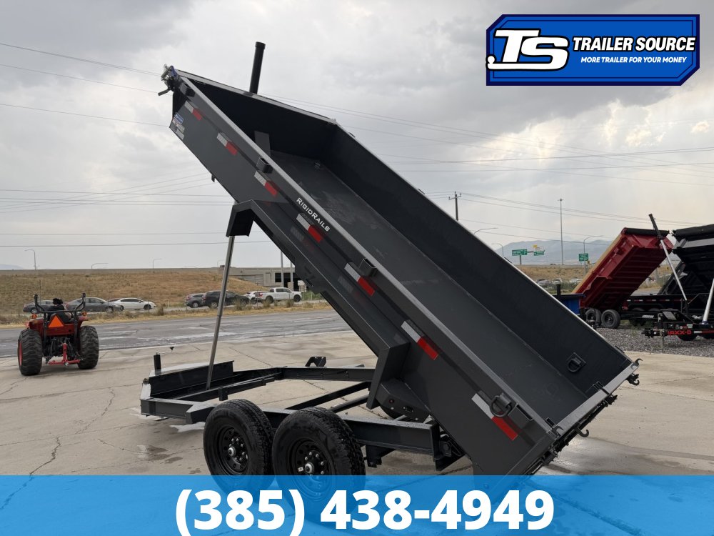 7x14 Lamar DG Dump Trailer - 14K GVWR -