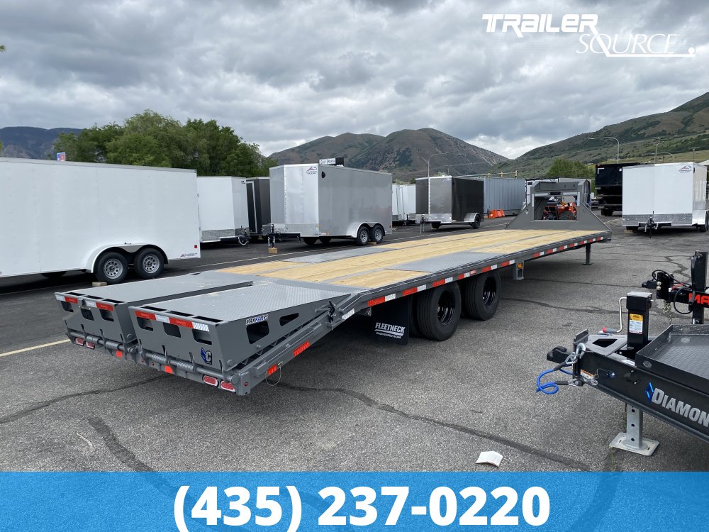 8.5x35 Diamond C FMAX  25K Hydraulic Dovetail Gooseneck