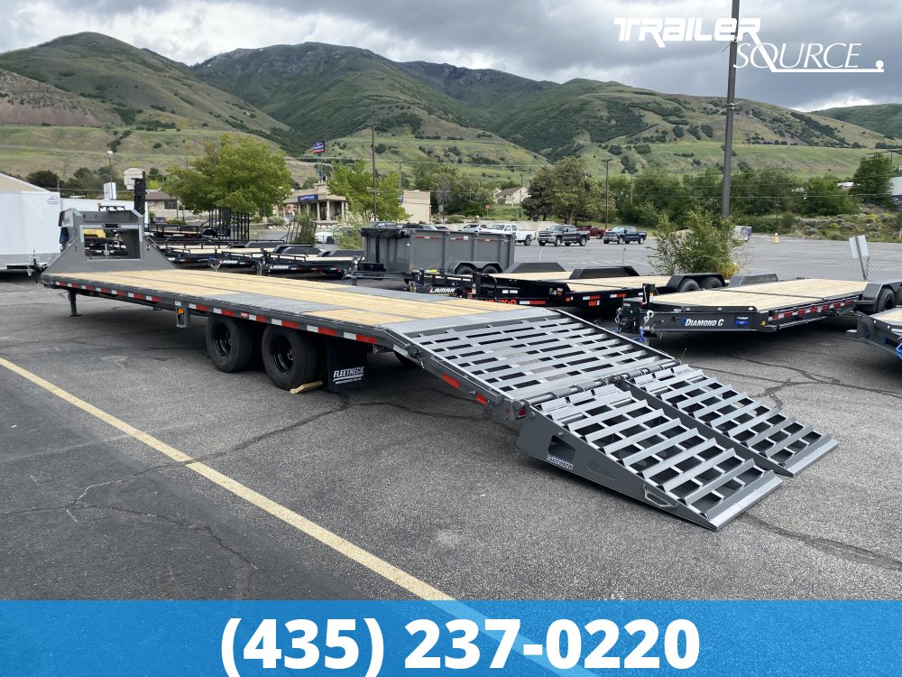 8.5x35 Diamond C FMAX  25K Hydraulic Dovetail Gooseneck