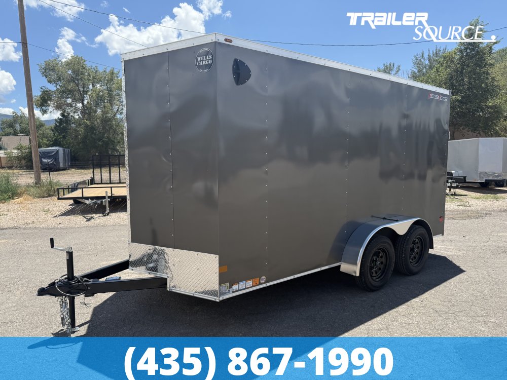 7x14 Wells Cargo Fast Trac Deluxe 7'0" Interior Single Axle Enclosed Cargo