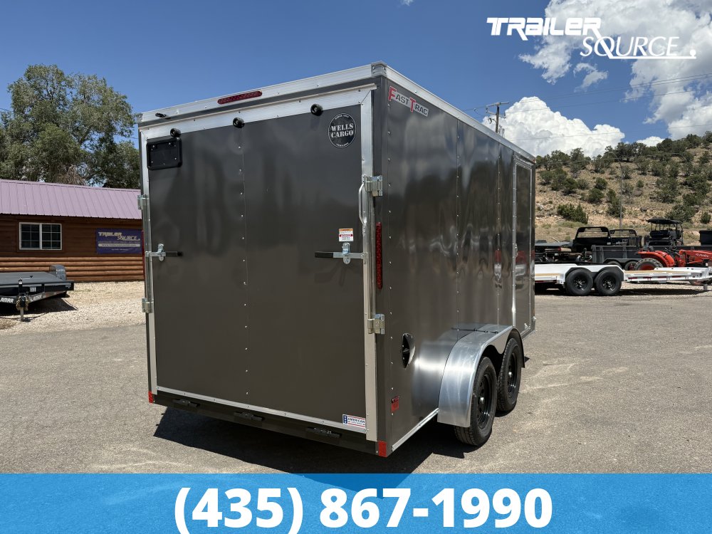 7x14 Wells Cargo Fast Trac Deluxe 7'0" Interior Single Axle Enclosed Cargo