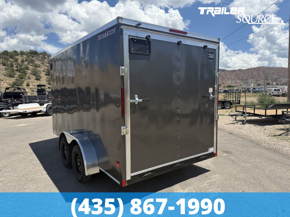 7x14 Wells Cargo Fast Trac Deluxe 7'0" Interior Single Axle Enclosed Cargo