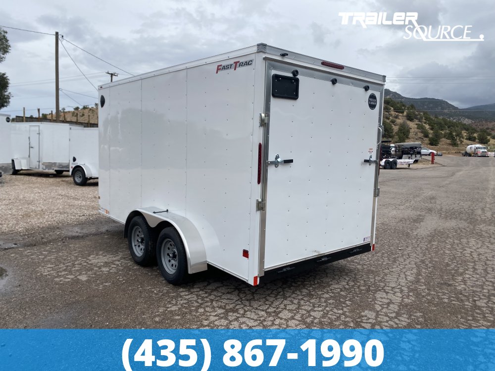 7x14 Wells Cargo FastTrac 7'0" Interior 7K Tandem Axle Enclosed Cargo
