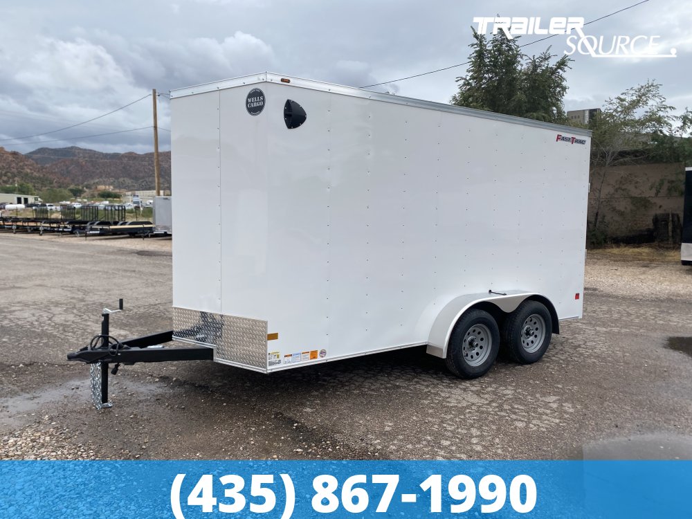 7x14 Wells Cargo FastTrac 7'0" Interior 7K Tandem Axle Enclosed Cargo