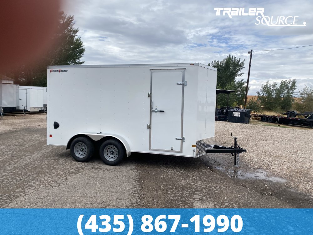 7x14 Wells Cargo FastTrac 7'0" Interior 7K Tandem Axle Enclosed Cargo