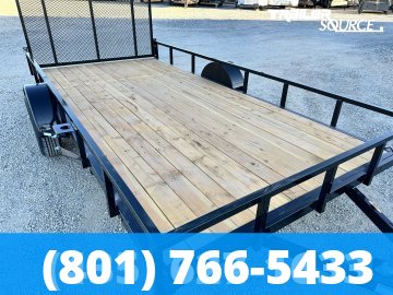 7x14 Built MAX Series Single Axle Utility