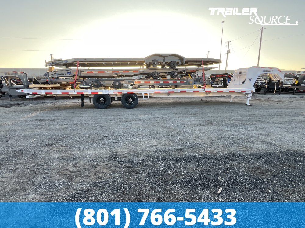 8.5x35 Diamond C FMAX-HDT 212 Gooseneck Hydraulic Dovetail Equipment Trailer -  25.9K GVWR -