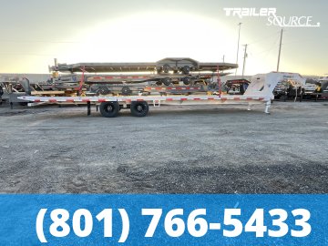 8.5x35 Diamond C FMAX-HDT 212 Gooseneck Hydraulic Dovetail Equipment Trailer -  25.9K GVWR -