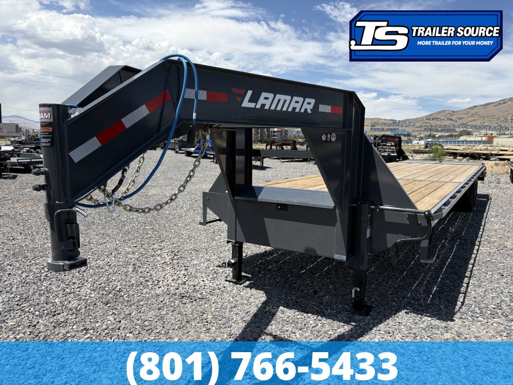 8.5x36 Lamar FD Gooseneck Equipment Max Ramps