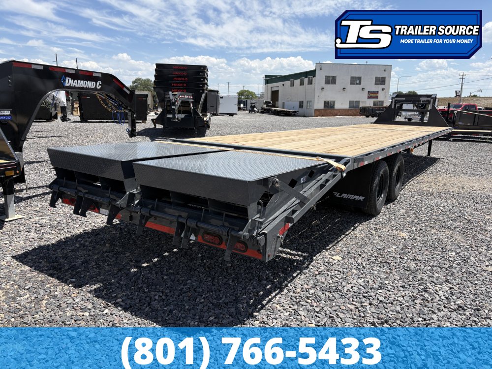 8.5x36 Lamar FD Gooseneck Equipment Max Ramps
