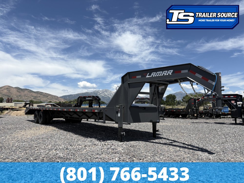 8.5x36 Lamar FD Gooseneck Equipment Max Ramps