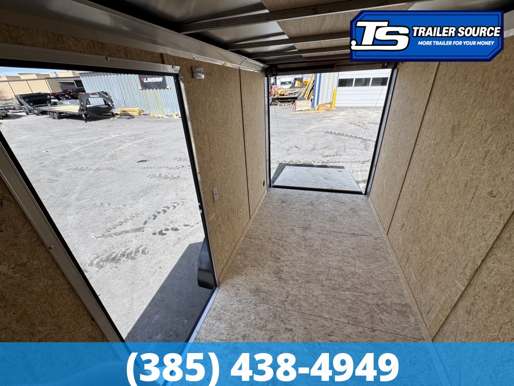 6x12 Look ST DLX Enclosed Cargo Trailer - 6'6" Interior - 7K GVWR - .080 PolyCor, Alloy Wheels, Black Out Package