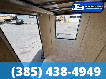 6x12 Look ST DLX Enclosed Cargo Trailer - 6'6" Interior - 7K GVWR - .080 PolyCor, Alloy Wheels, Black Out Package