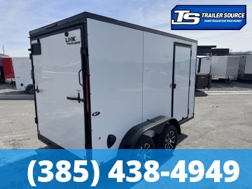 6x12 Look ST DLX Enclosed Cargo Trailer - 6'6" Interior - 7K GVWR - .080 PolyCor, Alloy Wheels, Black Out Package