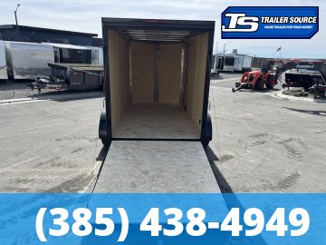 6x12 Look ST DLX Enclosed Cargo Trailer - 6'6" Interior - 7K GVWR - .080 PolyCor, Alloy Wheels, Black Out Package