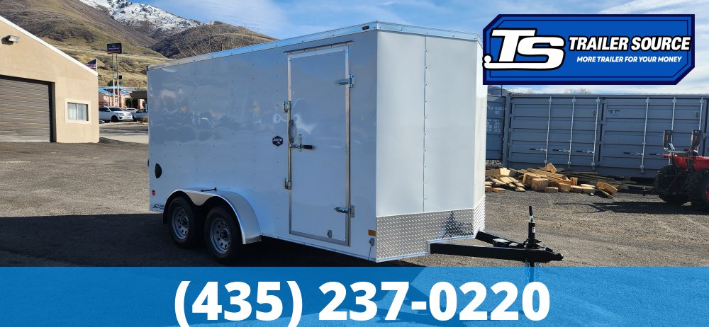 7x14 American Hauler Arrow Enclosed Cargo Trailer - 6'6" Interior - 3.5K GVWR -
