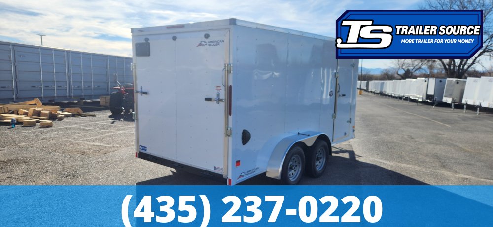 7x14 American Hauler Arrow Enclosed Cargo Trailer - 6'6" Interior - 3.5K GVWR -