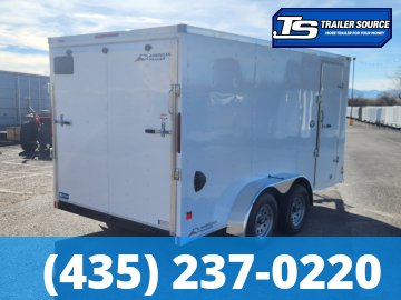 7x14 American Hauler Arrow Enclosed Cargo Trailer - 6'6" Interior - 3.5K GVWR -