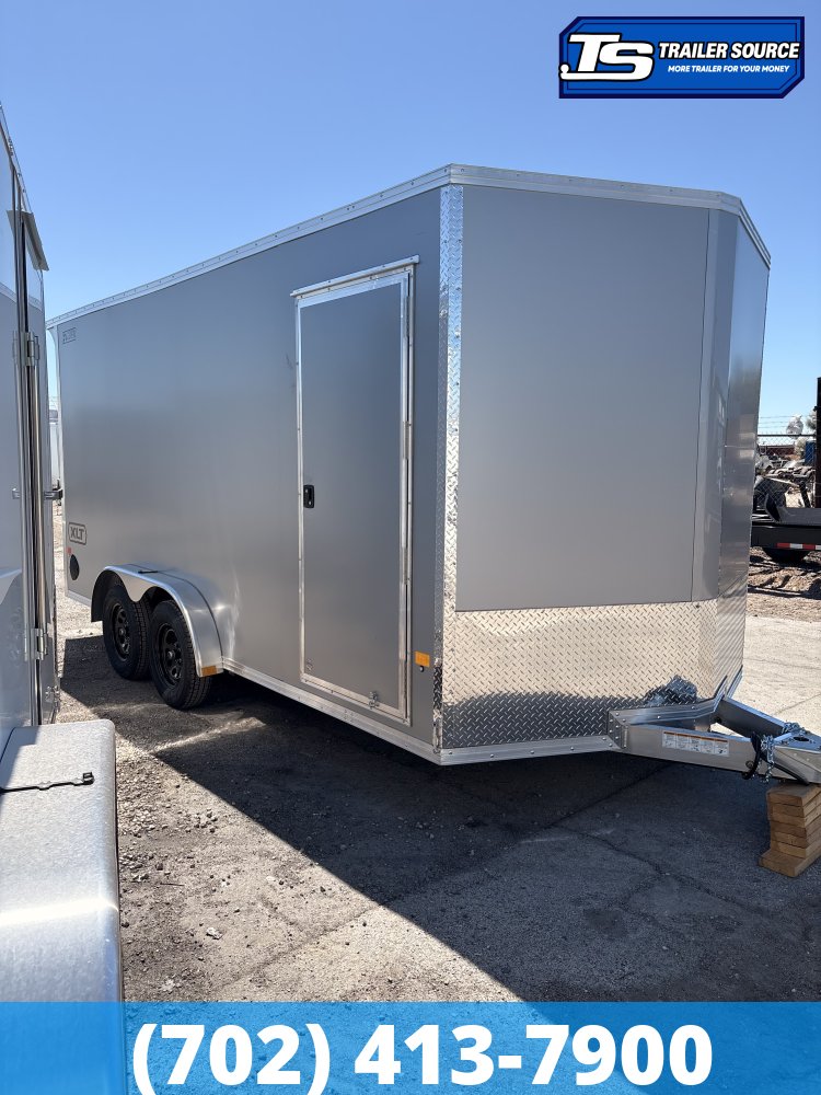 7.5x16 Alcom EZ Hauler XLT Aluminum Enclosed Cargo Trailer - 7'6" Interior - 7K GVWR - .080 PolyCor