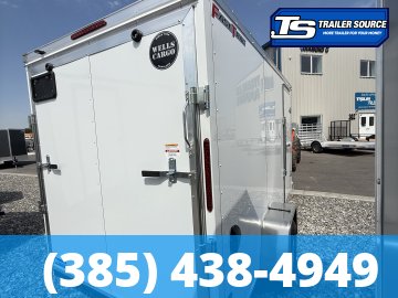 6x12 Wells Cargo FastTrac Enclosed Cargo Trailer - 6'6" Interior - 3.5K GVWR - .080 PolyCor