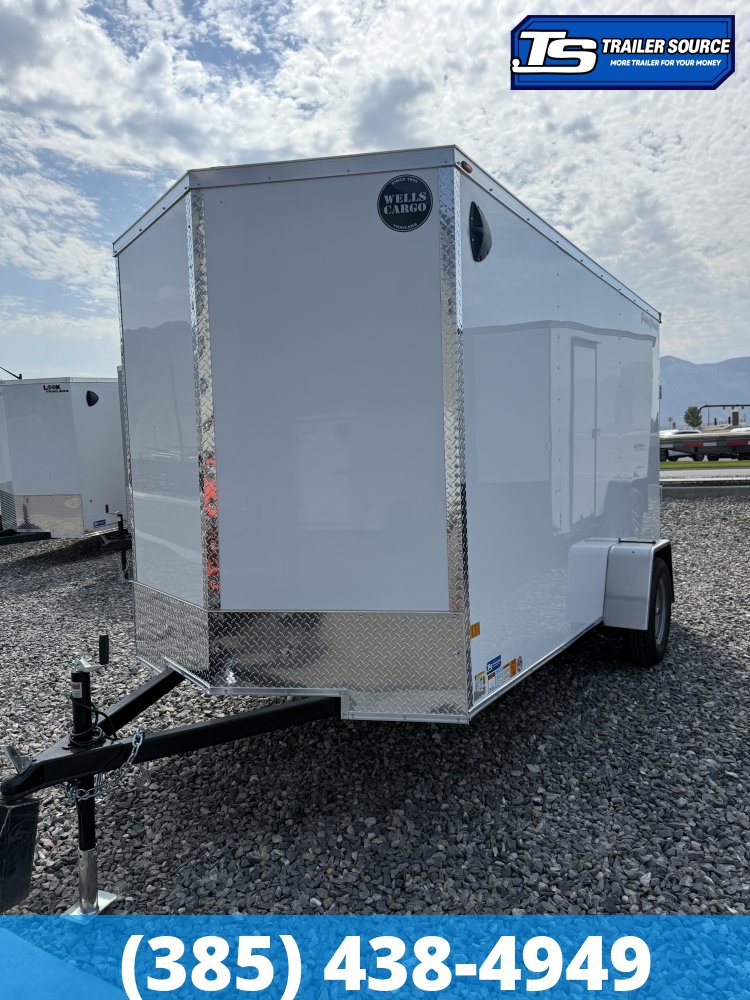 6x12 Wells Cargo FastTrac Enclosed Cargo Trailer - 6'6" Interior - 3.5K GVWR - .080 PolyCor
