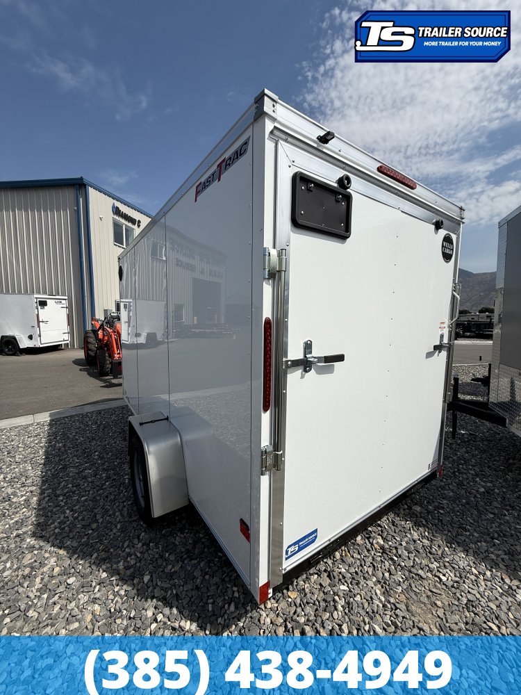 6x12 Wells Cargo FastTrac Enclosed Cargo Trailer - 6'6" Interior - 3.5K GVWR - .080 PolyCor