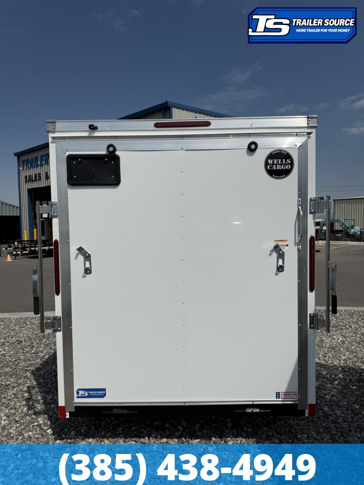6x12 Wells Cargo FastTrac Enclosed Cargo Trailer - 6'6" Interior - 3.5K GVWR - .080 PolyCor
